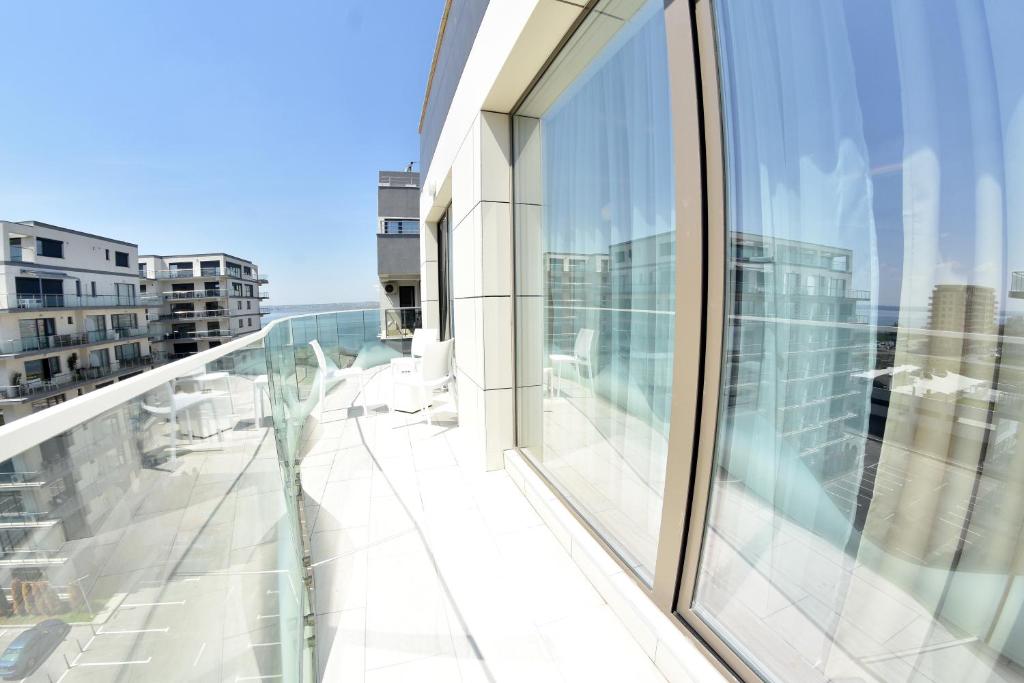 Balkón nebo terasa v ubytování Stavros Hotel