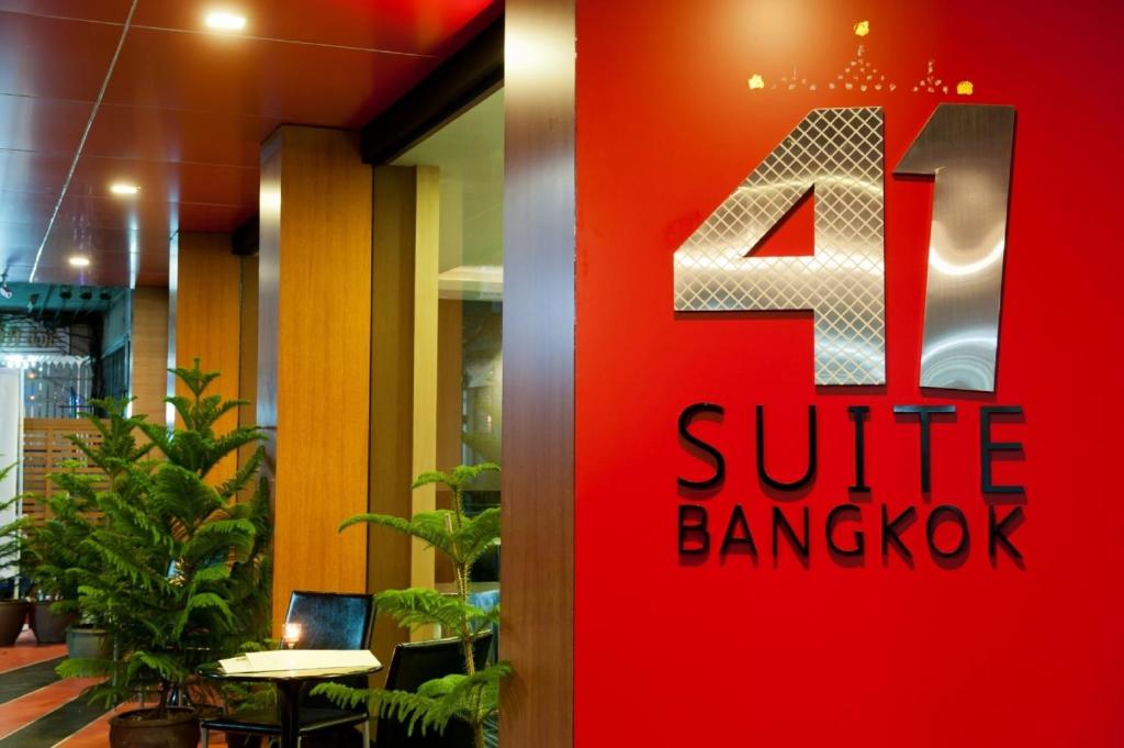 Certifikát, hodnocení, plakát nebo jiný dokument vystavený v ubytování 41 Suite Bangkok