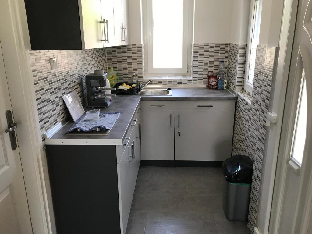 Kuchyňa alebo kuchynka v ubytovaní Heni Apartment