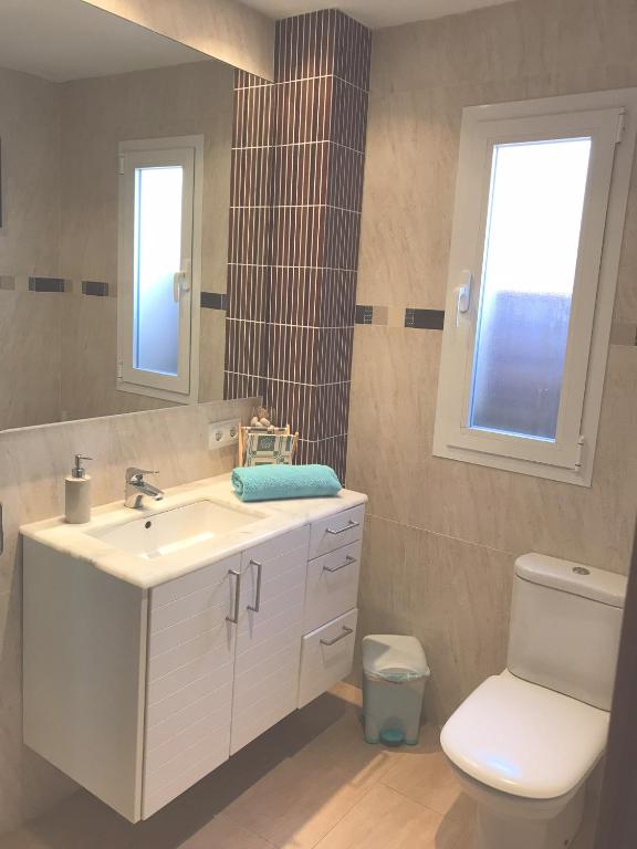Koupelna v ubytování Casa Xisca