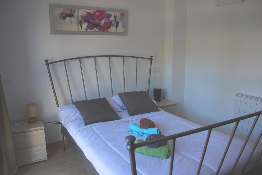 Postel nebo postele na pokoji v ubytování Casa Xisca
