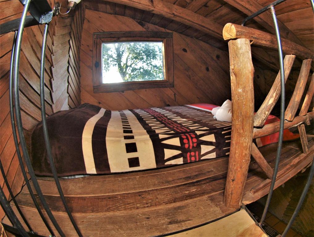 Postel nebo postele na pokoji v ubytování Hotel Cabaña Los Ruiseñores