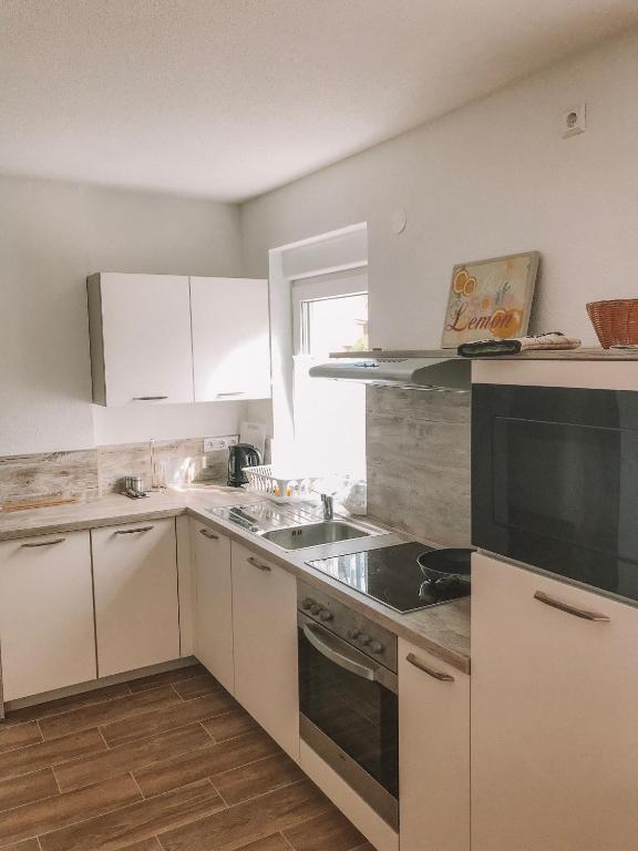 Kuchyň nebo kuchyňský kout v ubytování Creek House