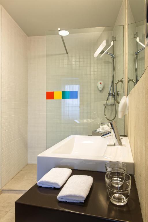 Koupelna v ubytování Quality Hotel Ostrava City