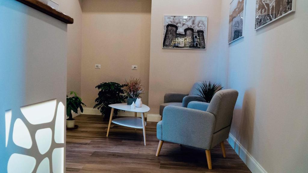 Posezení v ubytování Villa Cua