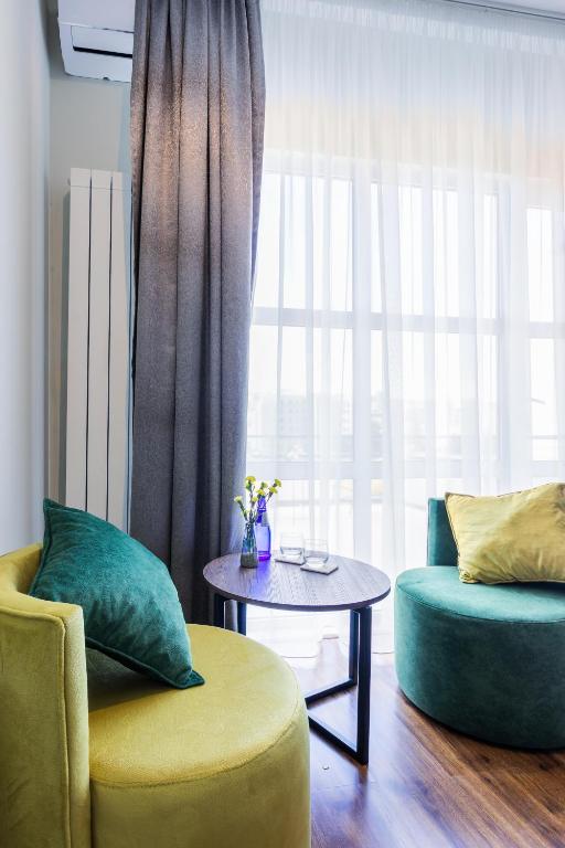 Posezení v ubytování Boutique Hotel MOJO