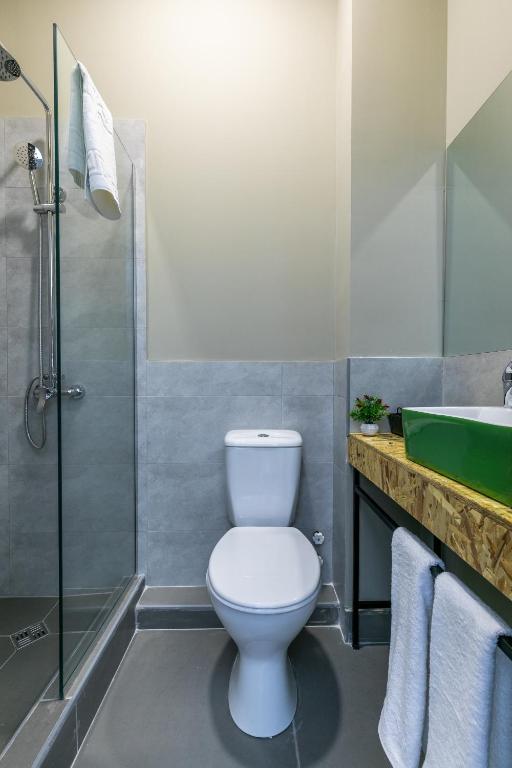Koupelna v ubytování Boutique Hotel MOJO