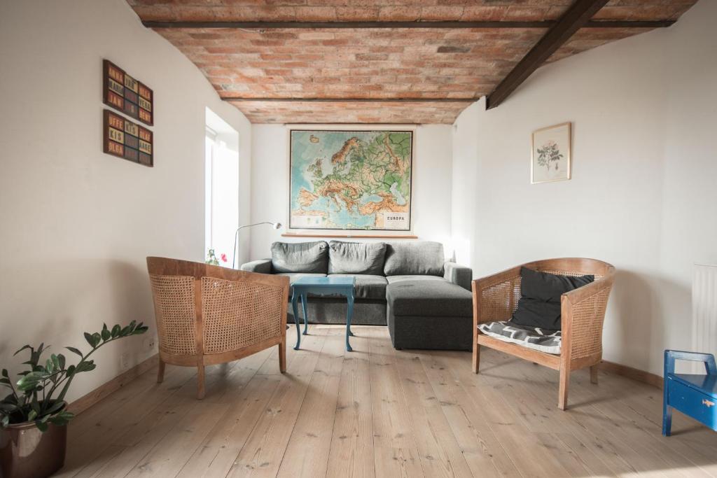 Posezení v ubytování Sdr Grønkær Feriehus - holiday house