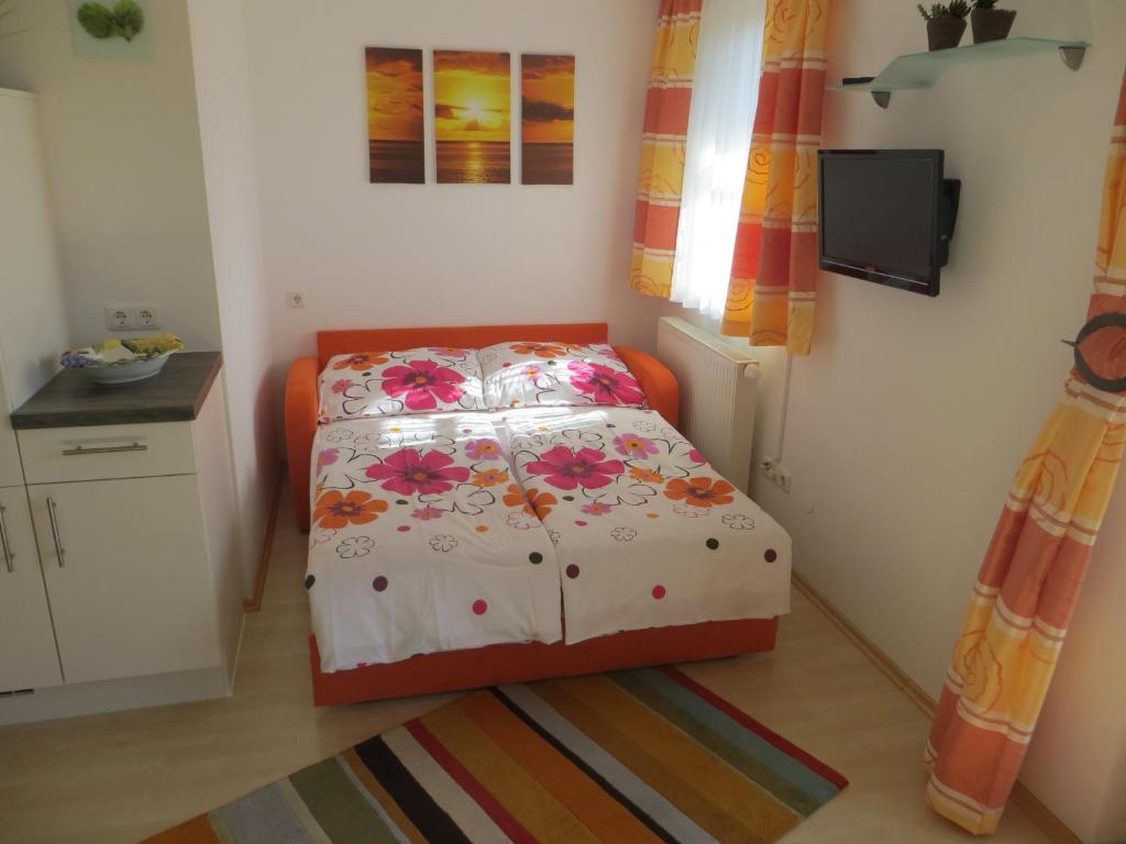 Letto o letti in una camera di Ferienwohnung Brigitte Perner