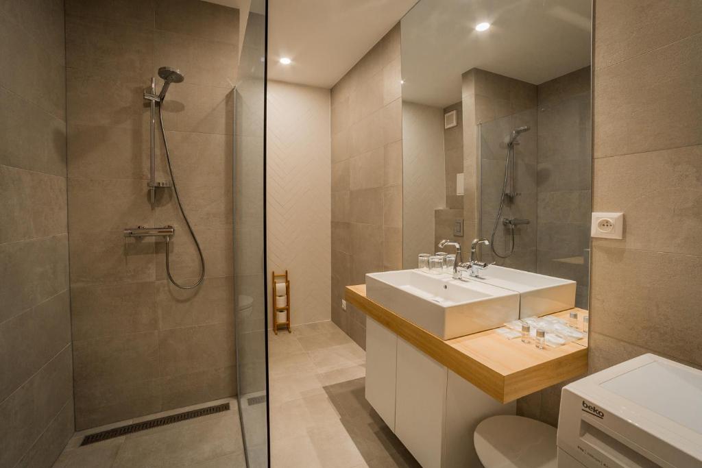 Koupelna v ubytování Apartment Dolfi, Senec