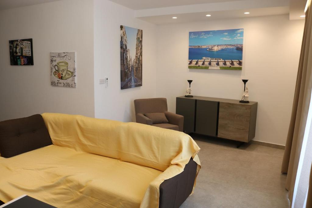 Posezení v ubytování Seaside Apartments