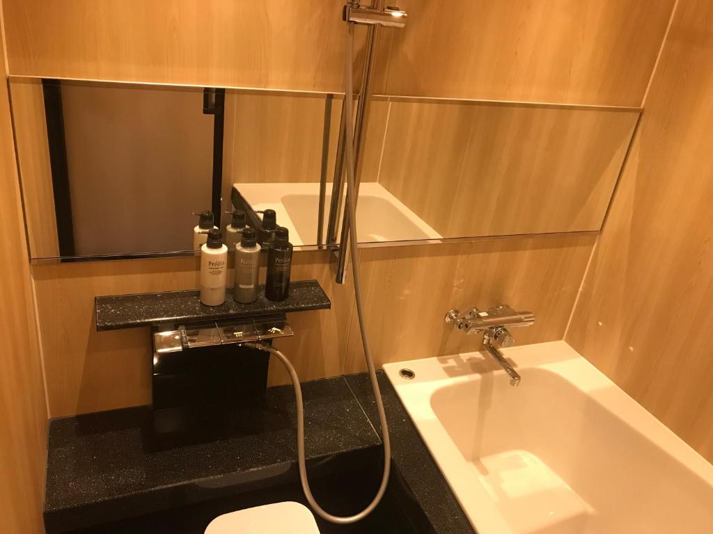 Koupelna v ubytování Hotel Yururito Osaka
