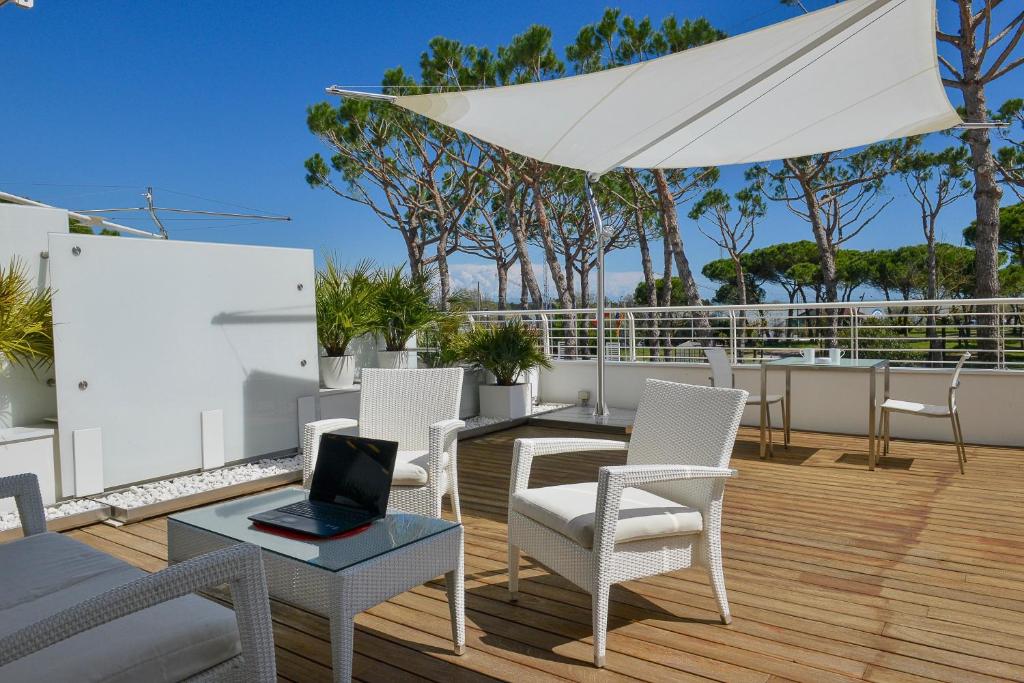 Balkón nebo terasa v ubytování Stay Michelangelo Jesolo Only Adults