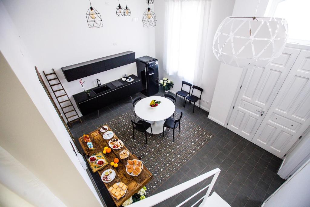Posezení v ubytování Aruci b&b