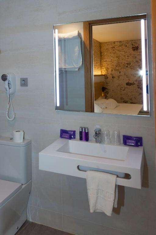 Koupelna v ubytování Hostal Paris