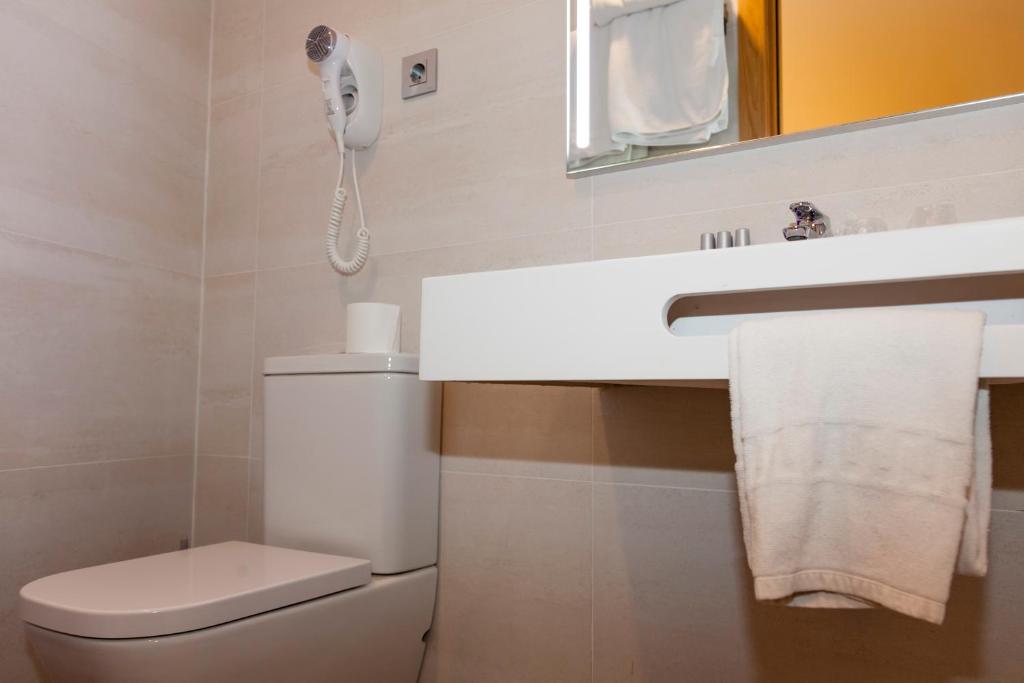 Koupelna v ubytování Hostal Paris