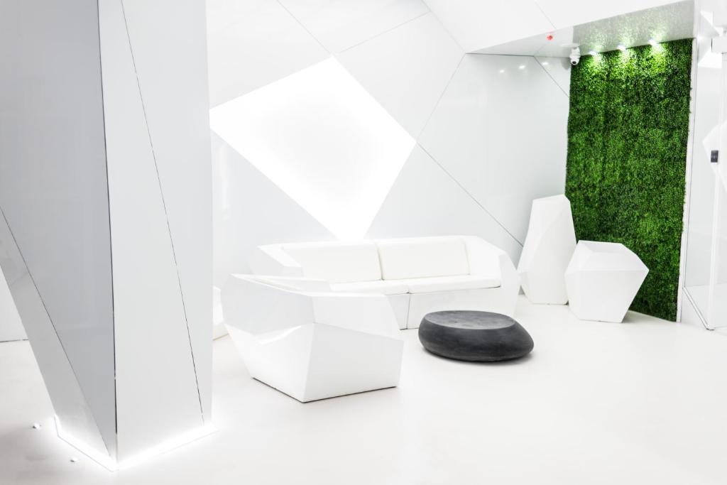 Posezení v ubytování Optimi Rooms Bilbao