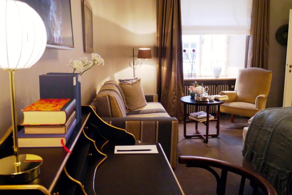 Posezení v ubytování Romantik Hotel Das Lindner