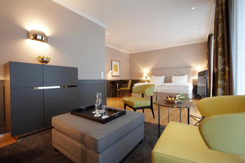 Posezení v ubytování Romantik Hotel Das Lindner