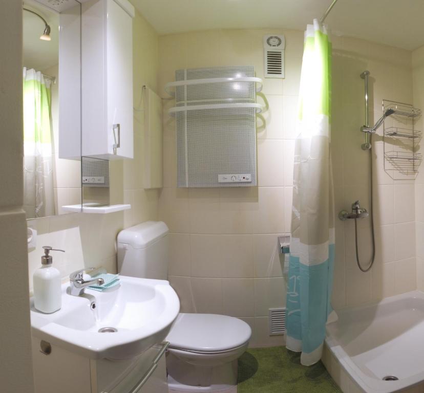 Koupelna v ubytování Orchidea apartman