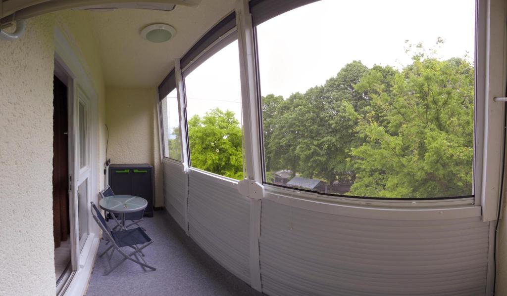 Balkón nebo terasa v ubytování Orchidea apartman