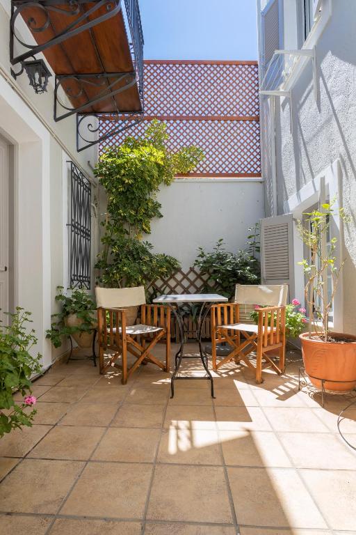 Balkón nebo terasa v ubytování Guesthouse Niriides