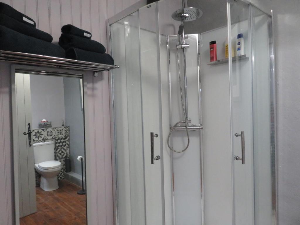 Koupelna v ubytování Michouat Chambre D'Hotes