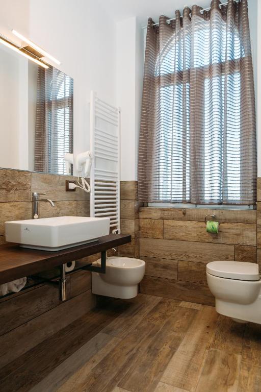Koupelna v ubytování B&B Villa Belvedere