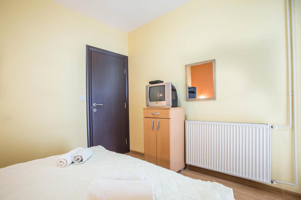 Postel nebo postele na pokoji v ubytování Mali Miločer Bay Accommodation
