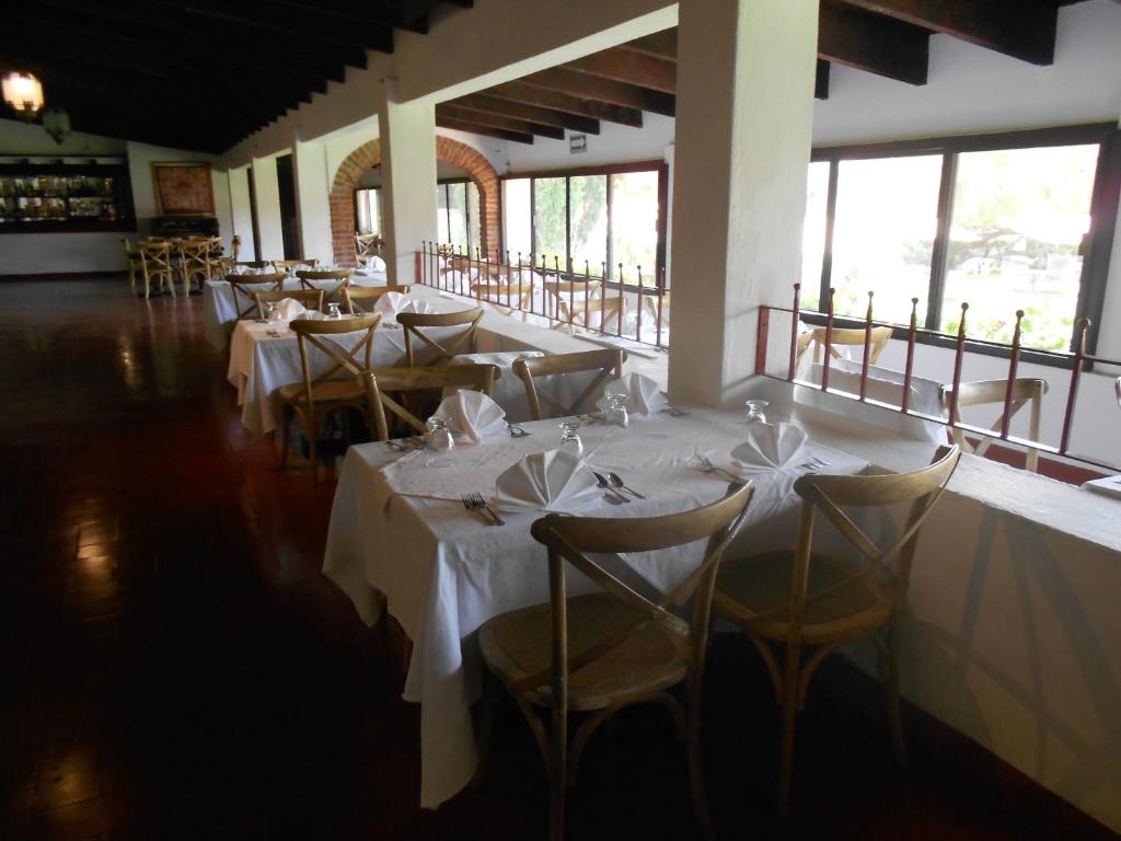 Restaurace v ubytování Hotel Hacienda Taboada (Aguas Termales)