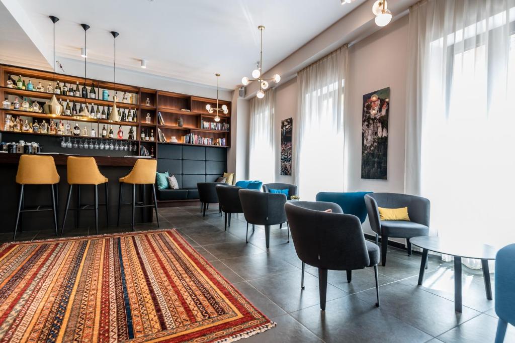 Posezení v ubytování Hotel Mrak