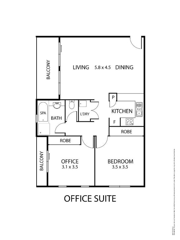 Ringwood Royale - Executive One Bedroom Apartment With Study