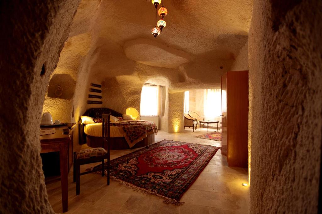 Posezení v ubytování Arif Cave Hotel