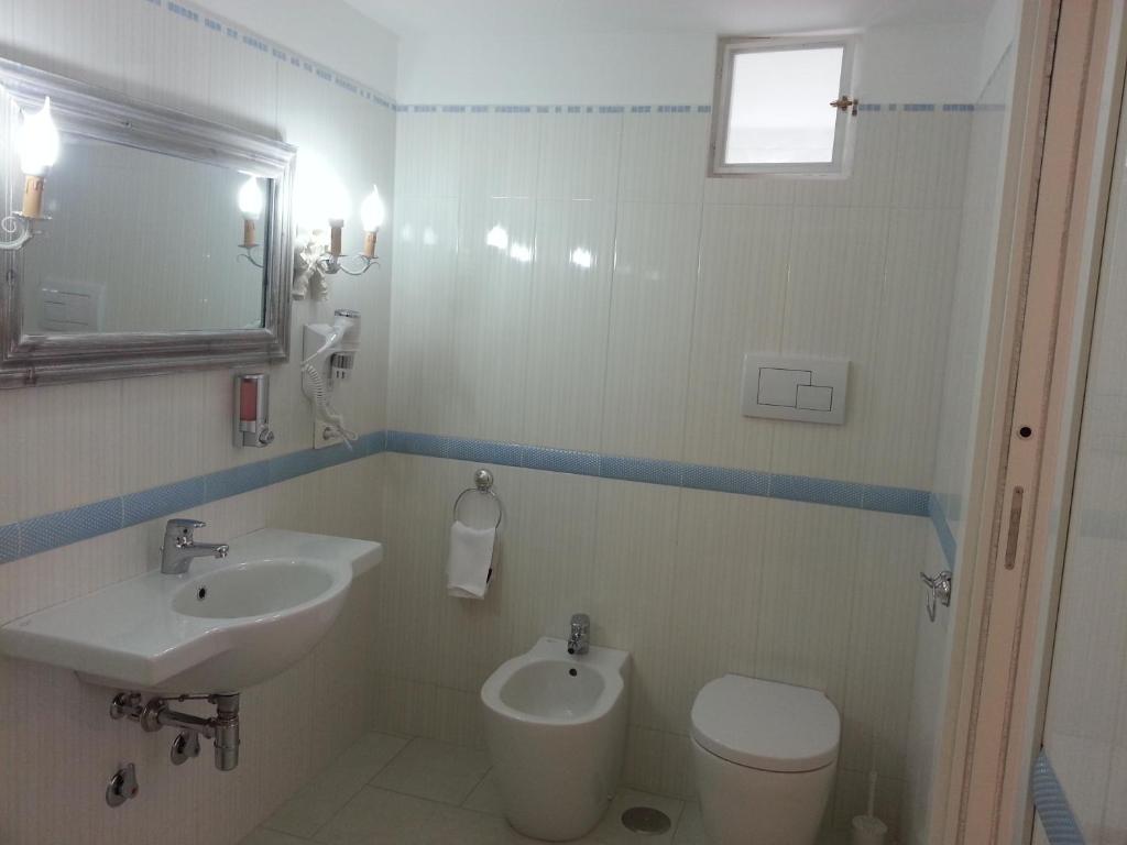 Koupelna v ubytování Fortino B&B Capri