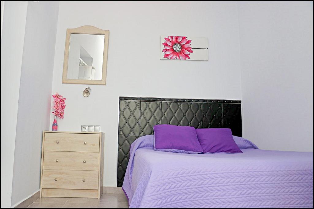 Postel nebo postele na pokoji v ubytování Apartamento acogedor con WiFi