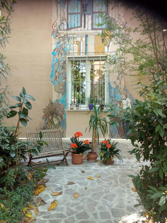 Zahrada ubytování B&B Verdeblu