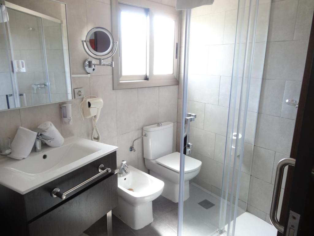 Koupelna v ubytování Hotel 170