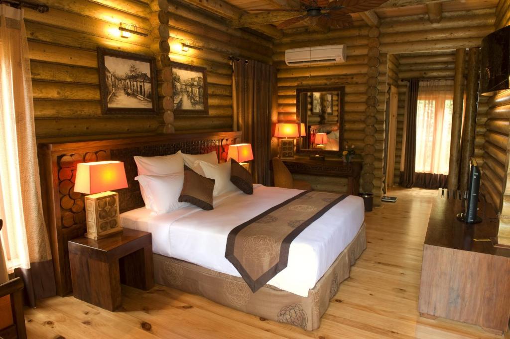 Postel nebo postele na pokoji v ubytování Philea Resort & Spa