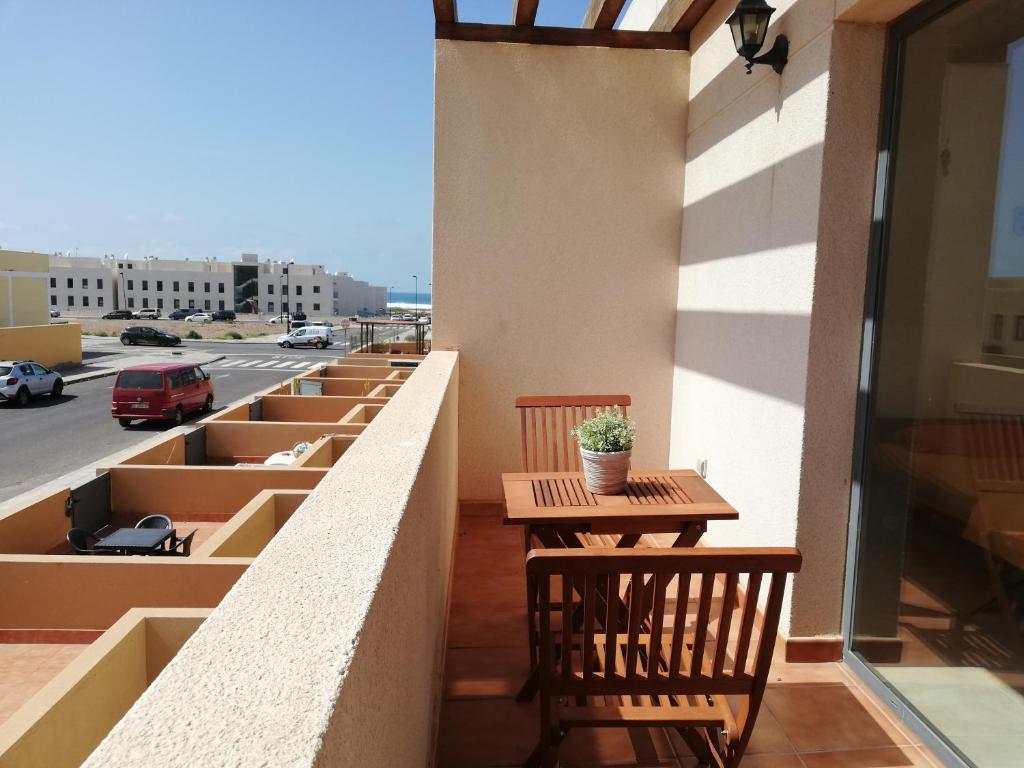 Balkón nebo terasa v ubytování Casa en Cotillo Lagos with Wifi & Netflix