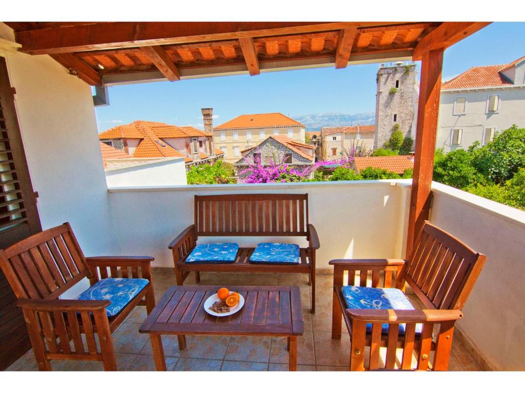 Balkón nebo terasa v ubytování Villa Mia Casa