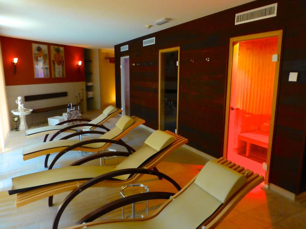 Posezení v ubytování Hotel Krone Langenegg