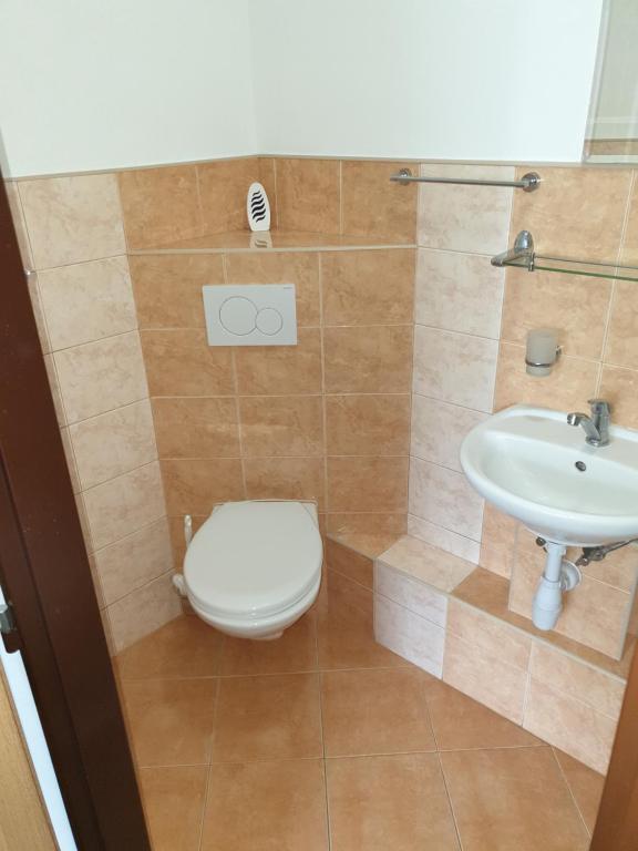 Koupelna v ubytování ABC Hotel Nitra