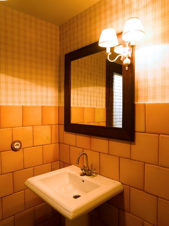 Koupelna v ubytování Casa Miñón