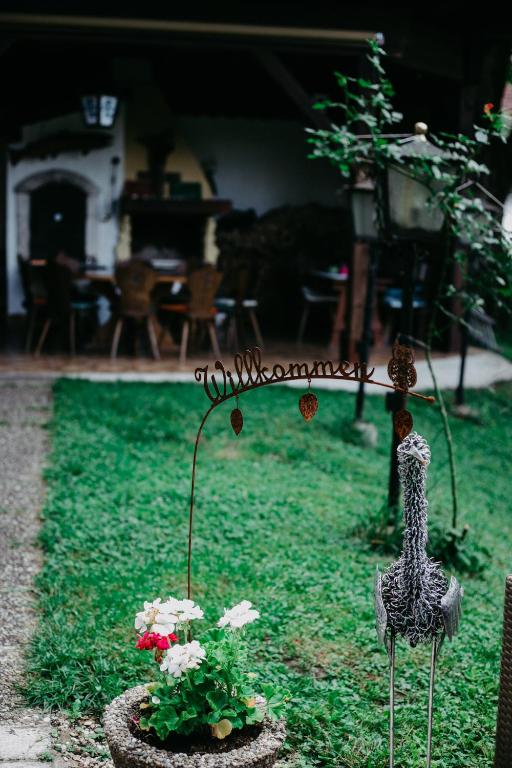 Zahrada ubytování Pension Leprich