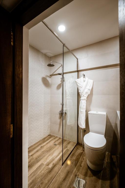 Koupelna v ubytování MAZMI CASA