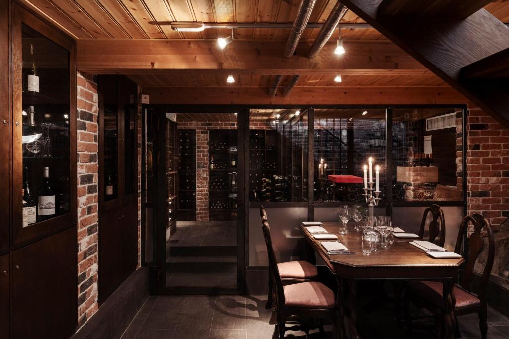 Restaurace v ubytování Lejondals Slott