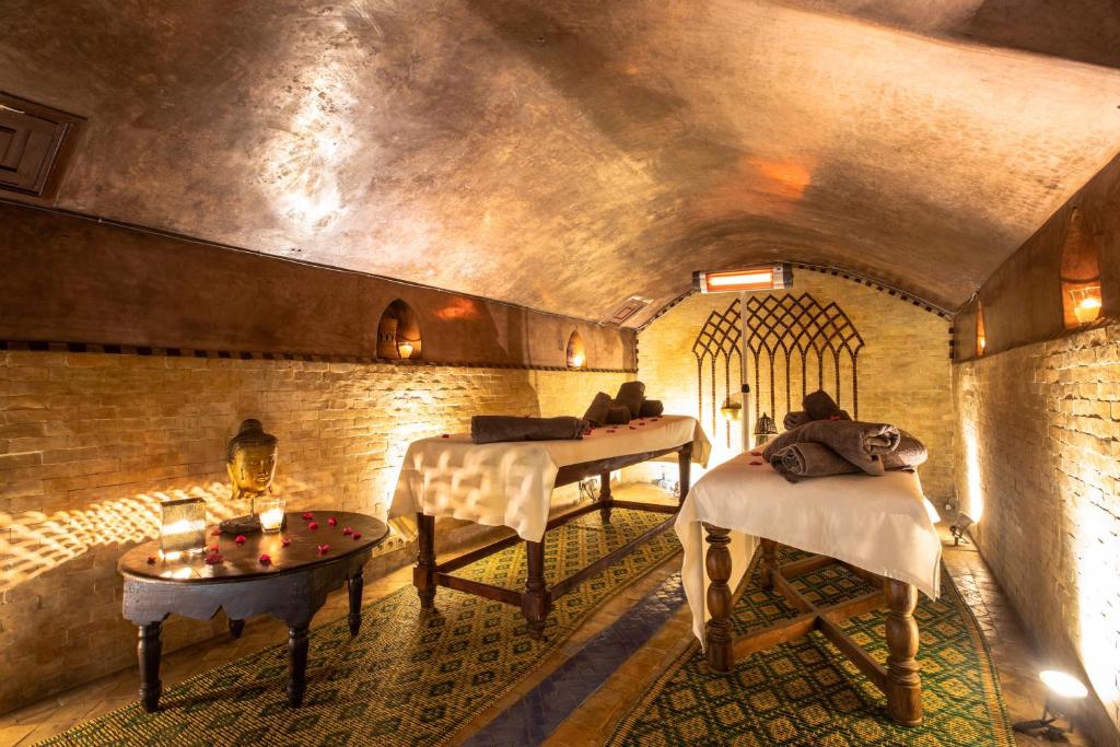 Posezení v ubytování Riad Ayadina & SPA