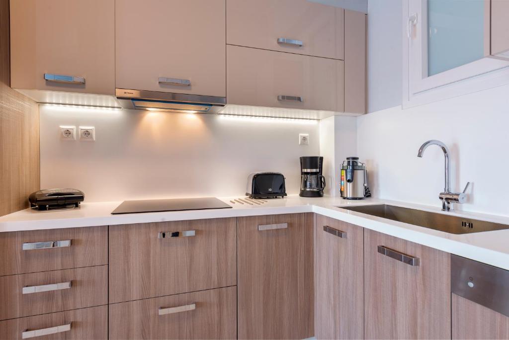 Cucina o angolo cottura di Anaria Blue Suite