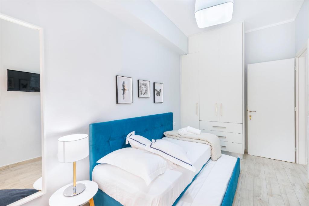 Letto o letti in una camera di Anaria Blue Suite