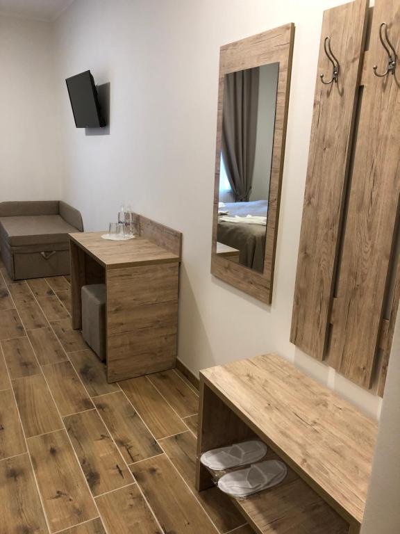 TV a/nebo společenská místnost v ubytování Hotel Bonus